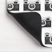 Camera op wit muismat (Hoek)