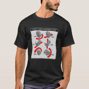 Camera operator Cinematografe client camera verpla T-shirt