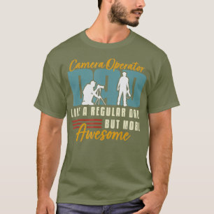 Camera-operator Retro Films Pap T-shirt