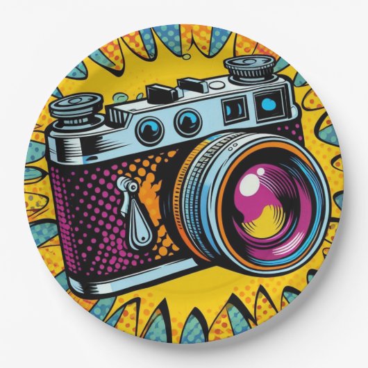 Camera papier borden! papieren bordje (Voorkant)