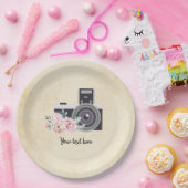 camera papieren bordje (Feest)