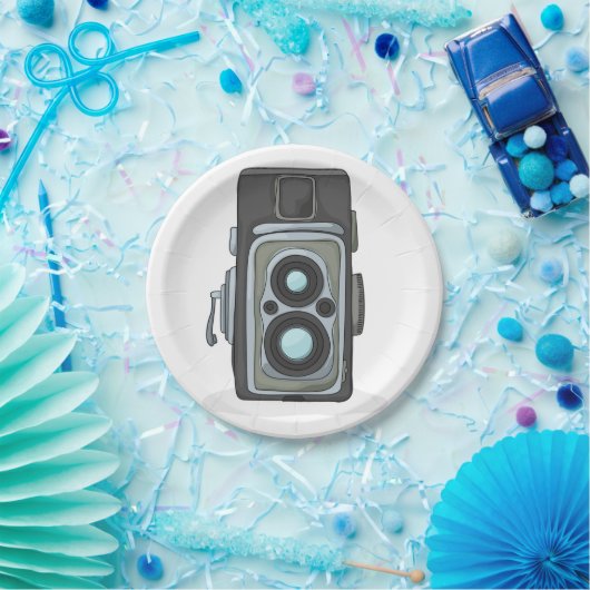  camera papieren bordje (Feest)