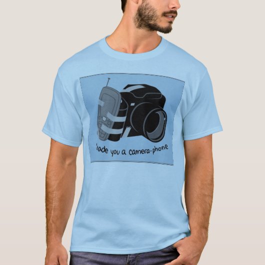 Camera Phone T-shirt (Voorkant)