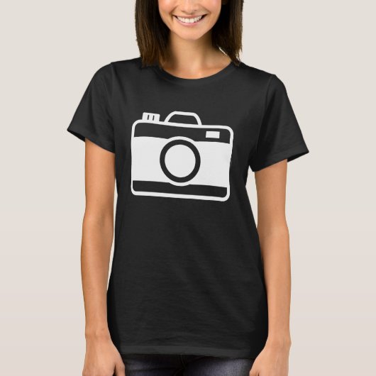 Camera Photographer T-shirt (Voorkant)