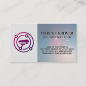 Camera Pictogram | Beveiliging Visitekaartje (Voorkant)