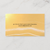 Camera-pictogram | Lichte vlakken Visitekaartje (Achterkant)