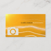 Camera-pictogram | Lichte vlakken Visitekaartje (Voorkant)