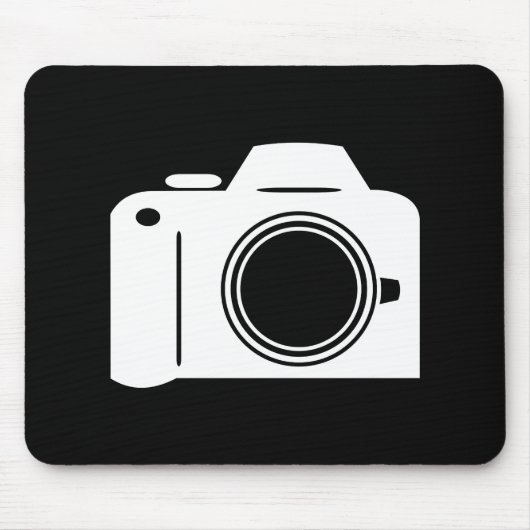 Camera Pictogram Mousepad Muismat (Voorkant)