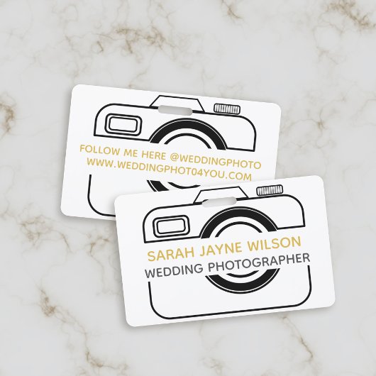 Camera-pictogram Weddenschap fotograaf Zakelijke b Badge