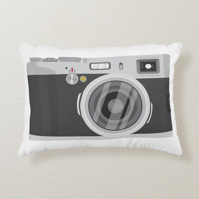 Camera Pillow Accent Kussen (Voorkant)