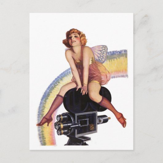 Camera Pose met Bow Briefkaart (Voorkant)