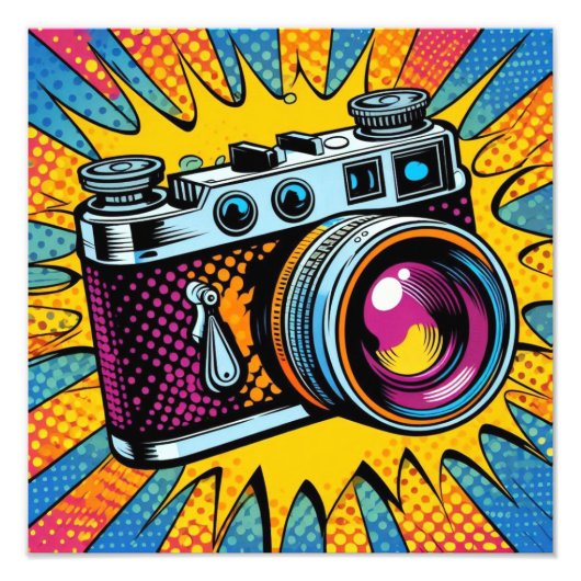 Camera poster! foto afdruk (Voorkant)