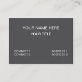 Camera Professional Candid Photographer Visitekaartje (Achterkant)