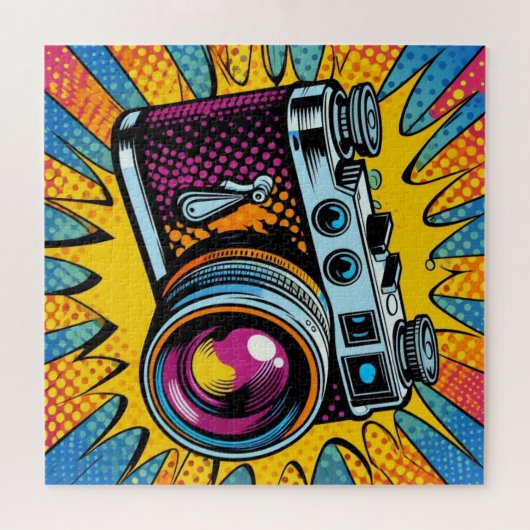 Camera puzzel! legpuzzel (Horizontaal)