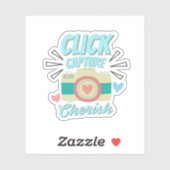 Camera Quote-Sticker Sticker (Vel)