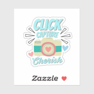 Camera Quote-Sticker Sticker
