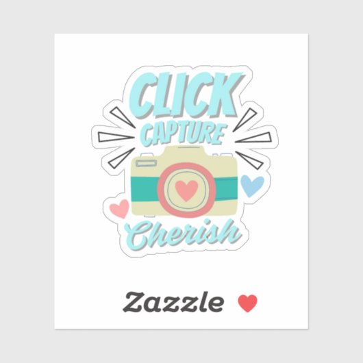 Camera Quote-Sticker Sticker (Vel)
