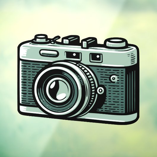 Camera Raamsticker (Vel 3)