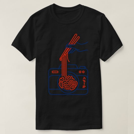 Camera Ramen T-shirt (Design voorkant)