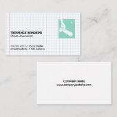 Camera | Rasterpapier | Journalistiek  Visitekaartje (Voorkant / Achterkant)