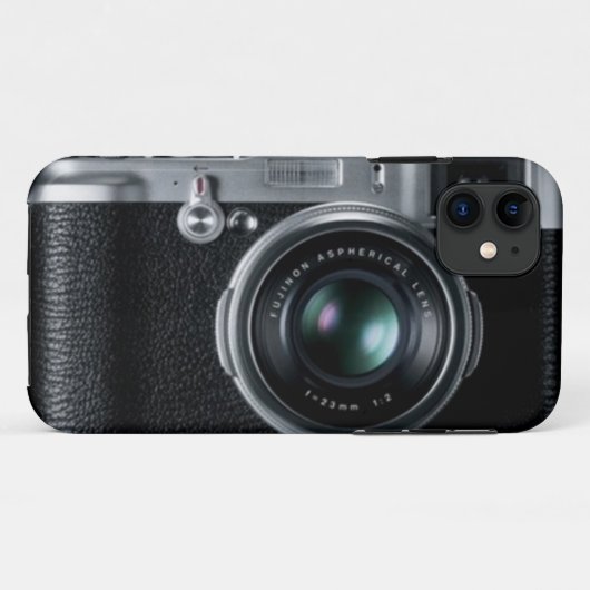 camera - Retro Case-Mate iPhone Case (Achterkant (horizontaal))