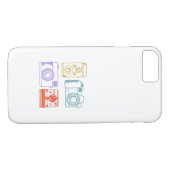  camera Retro Kleurpasta handtekening Case-Mate iPhone Case (Achterkant (Horizontaal))