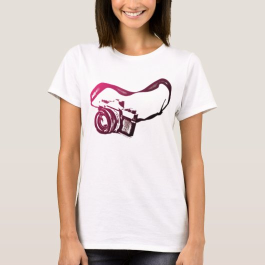 Camera + riem t-shirt (Voorkant)