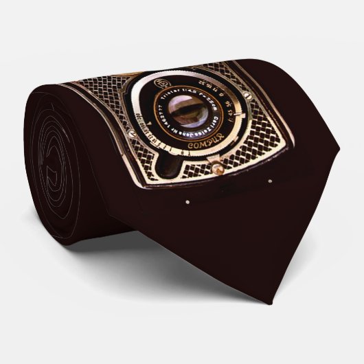 camera rolleicord art deco stropdas (Opgerold)