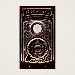 camera rolleicord art deco visitekaartjes