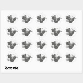 camera ronde sticker (Vel)