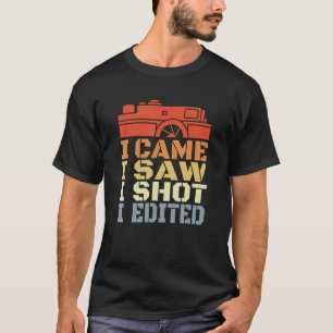 Camera Routine Motivatie fotograaf Citaat T-shirt