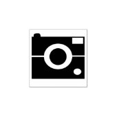 Camera Rubber Stamp Rubberstempel (Afrduk)