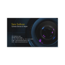 Camera Service & Reparatie Visitekaartje cameralen