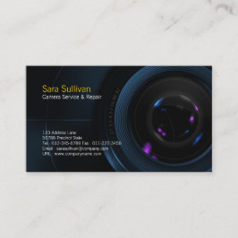 Camera Service & Reparatie Visitekaartje cameralen
