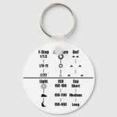 Camera Settings Guide Sleutelhanger (Voorkant)