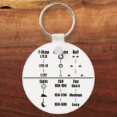Camera Settings Guide Sleutelhanger (Voorkant)