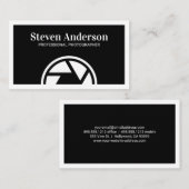 Camera Shutter-pictogram Visitekaartje (Voorkant / Achterkant)