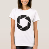 Camera Shutter T-Shirt – Photography Graphic Tee (Voorkant)