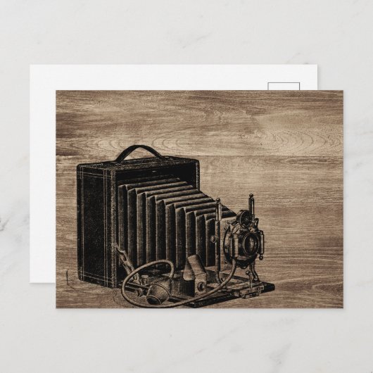  camera Silhouette Briefkaart (Voorkant / Achterkant)