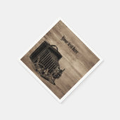  camera Silhouette Cocktail Napkins Servet (Hoek)