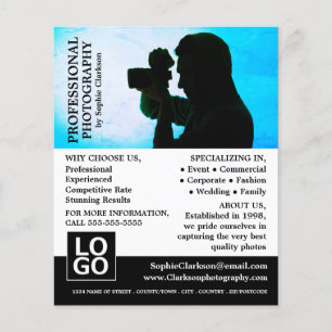 Camera Silhouette, Fotografie, Fotografe Hire Flyer