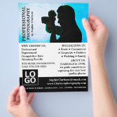 Camera Silhouette, Fotografie, Fotografe Hire Flyer (Hand)