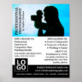 Camera Silhouette, Fotografie, Fotografe Hire Poster (Voorkant)