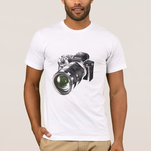 camera sony  t-shirt (Voorkant)