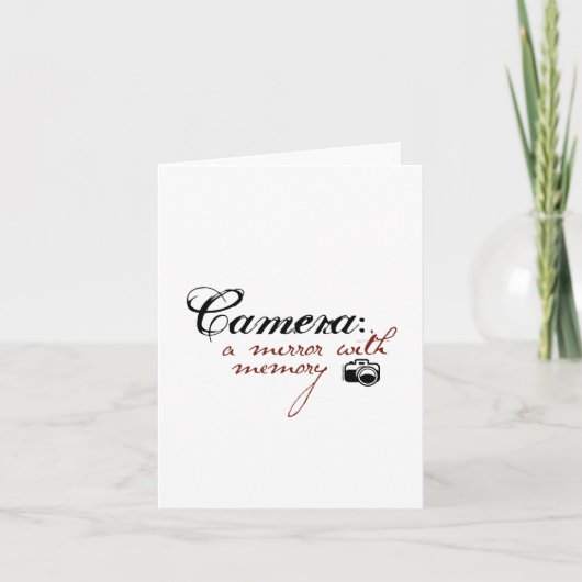 Camera: spiegelen met geheugen kaart (Voorkant)