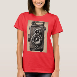  Camera Style Vrouwen Basic Tshirt
