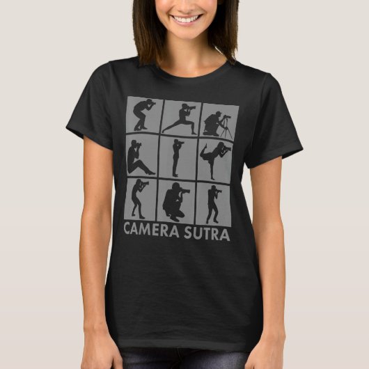 Camera Sutra Fotograaf Fotografie Camera T-shirt (Voorkant)