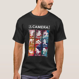 Camera Sutra photographer taking photos camera gif T-shirt