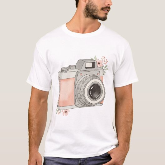 camera t-shirt (Voorkant)