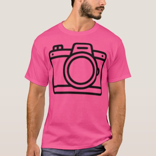 Camera T-shirt (Voorkant)